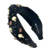 Fan Gear Football Headband in Black-Brianna Cannon Discount