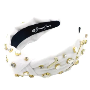 Fan Gear Golf Headband in White-Brianna Cannon Sale