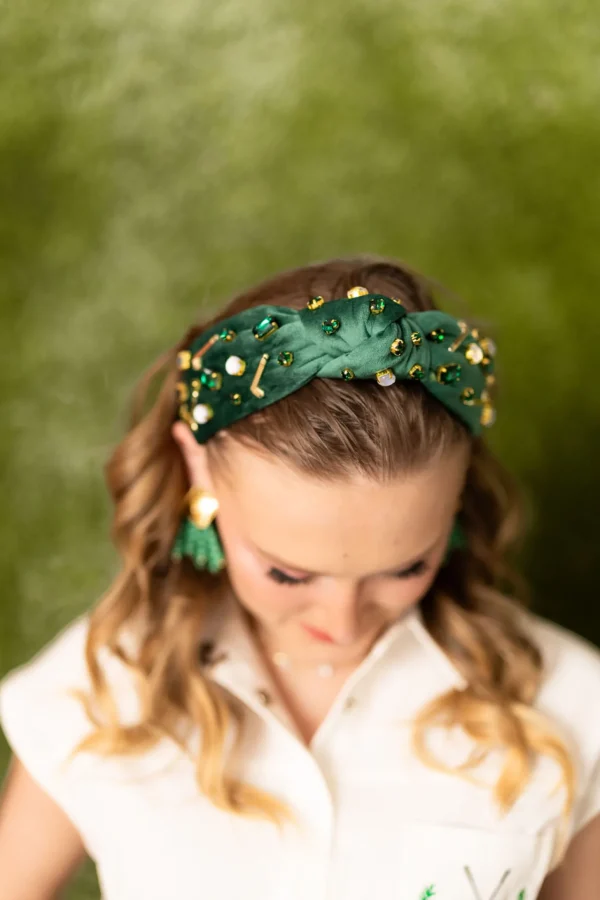 Fan Gear Golf Headband in Masters Green-Brianna Cannon Best