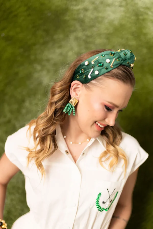 Fan Gear Golf Headband in Masters Green-Brianna Cannon Best