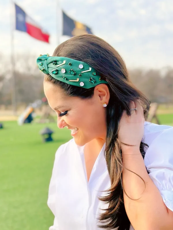 Fan Gear Golf Headband in Masters Green-Brianna Cannon Best