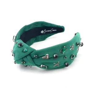Fan Gear Hockey Headband in Green-Brianna Cannon Discount