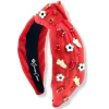 Fan Gear Soccer Headband in Red-Brianna Cannon Clearance