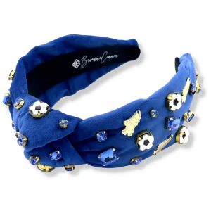 Fan Gear Soccer Headband in Blue-Brianna Cannon Hot
