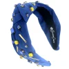 Fan Gear Softball Headband in Blue-Brianna Cannon Fashion