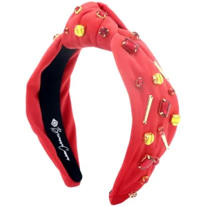 Fan Gear Softball Headband in Red-Brianna Cannon Sale