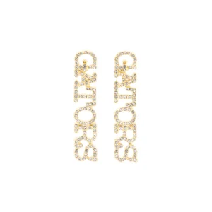 Florida GATORS Pavé Rhinestone Stud Earrings-Brianna Cannon New