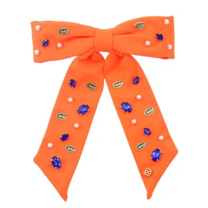 Florida Orange Gators Bow Barrette-Brianna Cannon Best