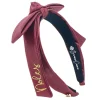 Florida State Garnet Thin Embroidered Ribbon Bow Headband-Brianna Cannon Discount