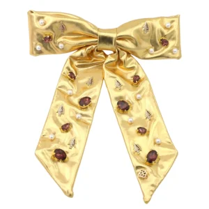Florida State Gold Bow Barrette-Brianna Cannon Clearance