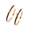 Florida State Logo Hoop Earrings-Brianna Cannon Best