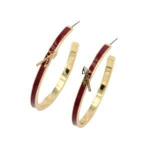 Florida State Logo Hoop Earrings-Brianna Cannon Best