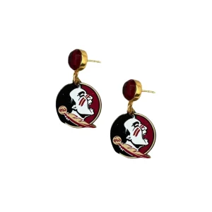 Florida State Mini Seminoles Earrings-Brianna Cannon Clearance