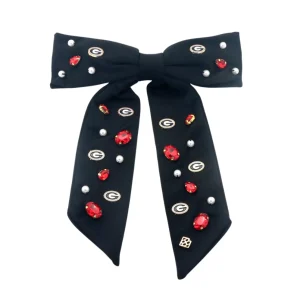 Georgia Black Bow Barrette-Brianna Cannon Sale