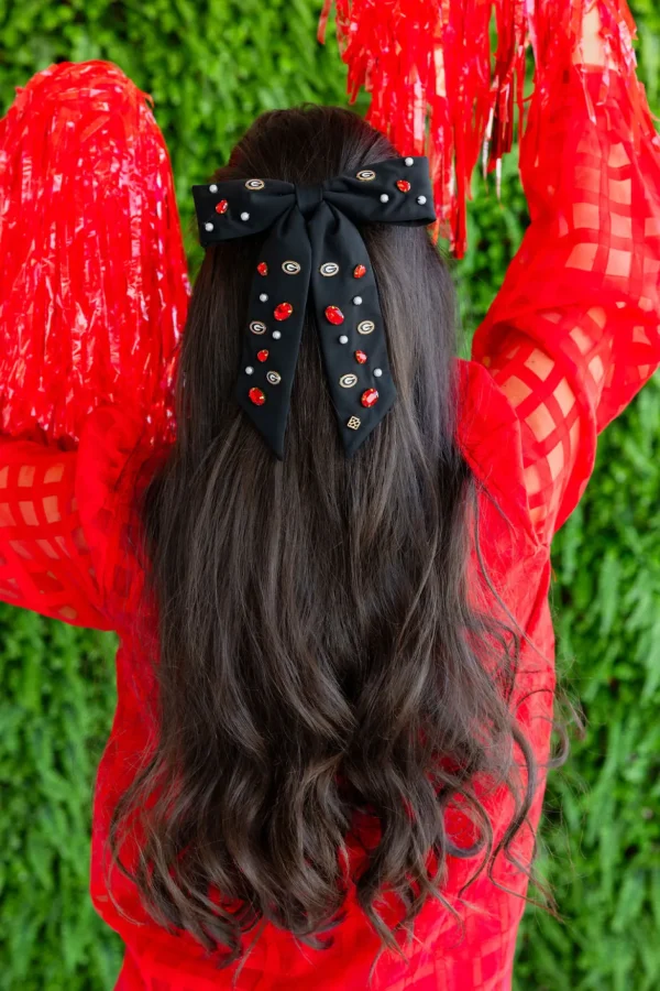 Georgia Black Bow Barrette-Brianna Cannon Sale