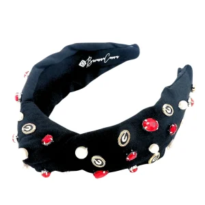 Georgia Black Logo Headband-Brianna Cannon Hot