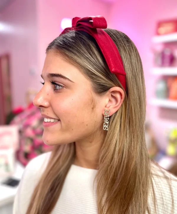 Georgia DAWGS Pavé Rhinestone Stud Earrings-Brianna Cannon New