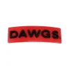 Georgia Red DAWGS Rectangle Barrette Clip-Brianna Cannon Clearance