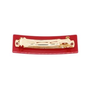 Georgia Red DAWGS Rectangle Barrette Clip-Brianna Cannon Clearance