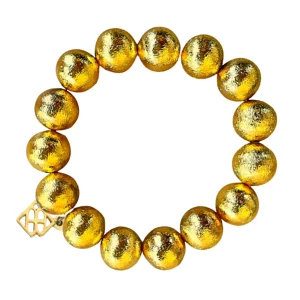 Gold Beaded Brianna Bracelet-Brianna Cannon Fashion