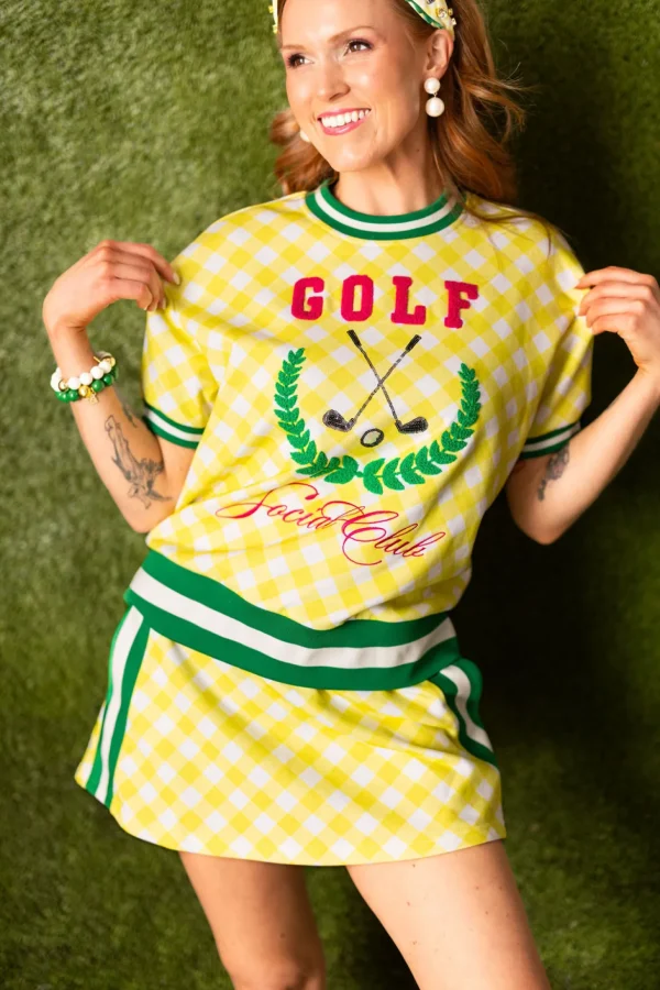 Golf Social Club Sweatshirt Tee-Brianna Cannon New