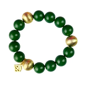 Green Beaded Brianna Bracelet-Brianna Cannon Clearance