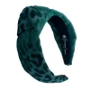 Green Leopard Print Knotted Headband-Brianna Cannon New