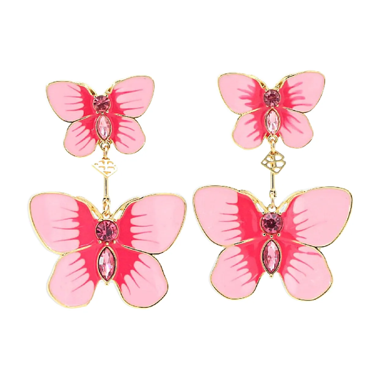 hand_painted_butterfly_ea_0.webp Hand Painted Butterfly Earrings in Pink-Brianna Cannon Sale