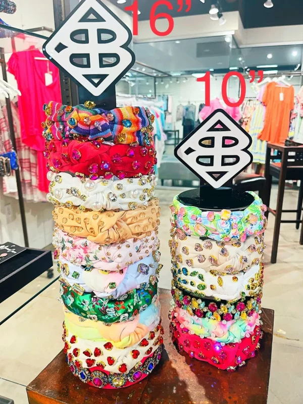 10" Headband Display with Logo Top-Brianna Cannon Clearance