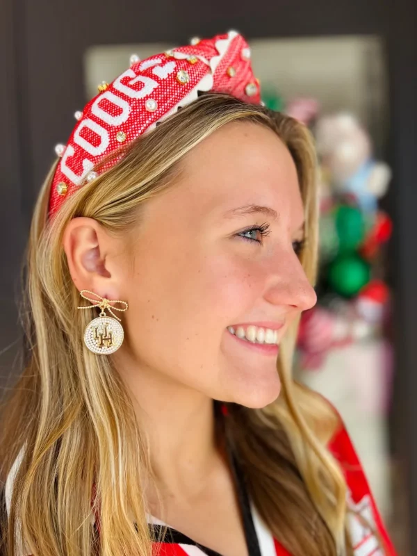 Houston Adult Cross Stitch Headband-Brianna Cannon Outlet