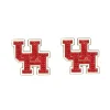 Houston Pavé Logo Studs-Brianna Cannon New
