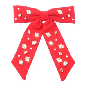 Houston Red Bow Barrette-Brianna Cannon Clearance