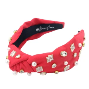 Houston Red Logo Headband-Brianna Cannon Fashion