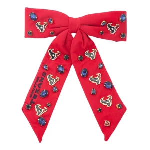 Houston Texans Red Bow Barrette-Brianna Cannon Hot