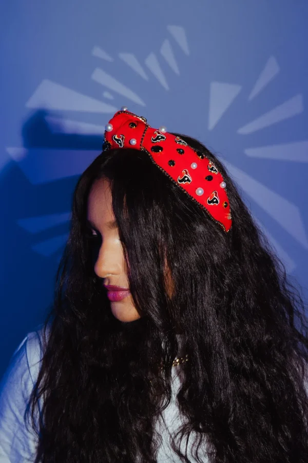 Houston Texans Red Logo Headband-Brianna Cannon Discount