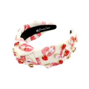 Hugs & Kisses Lips Headband-Brianna Cannon Fashion