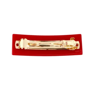 Indiana Crimson HOOSIERS Rectangle Barrette Clip-Brianna Cannon Clearance