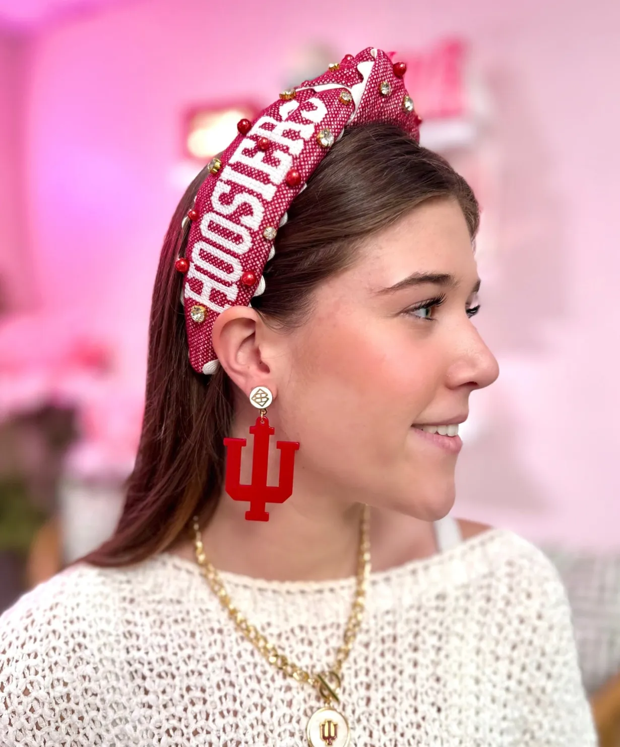 indiana_crimson_logo_earr_1.webp Indiana Crimson Logo Earrings-Brianna Cannon Discount