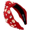 Indiana Crimson Logo Headband-Brianna Cannon Outlet