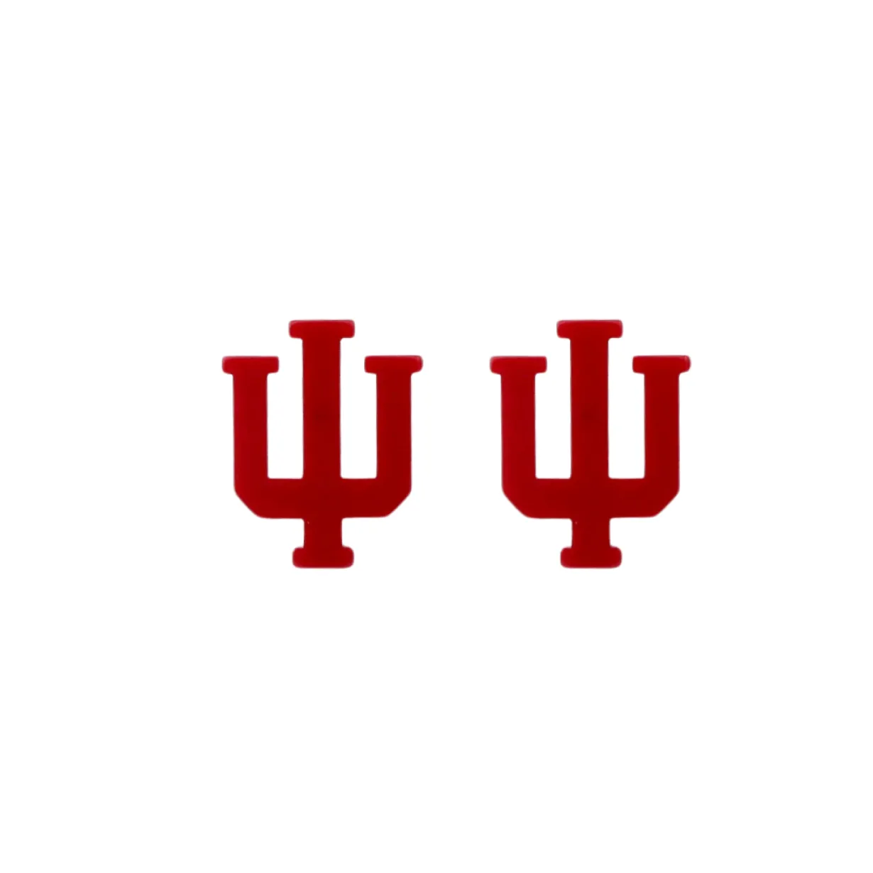 indiana_crimson_logo_stud_0.webp Indiana Crimson Logo Stud Earrings-Brianna Cannon Sale