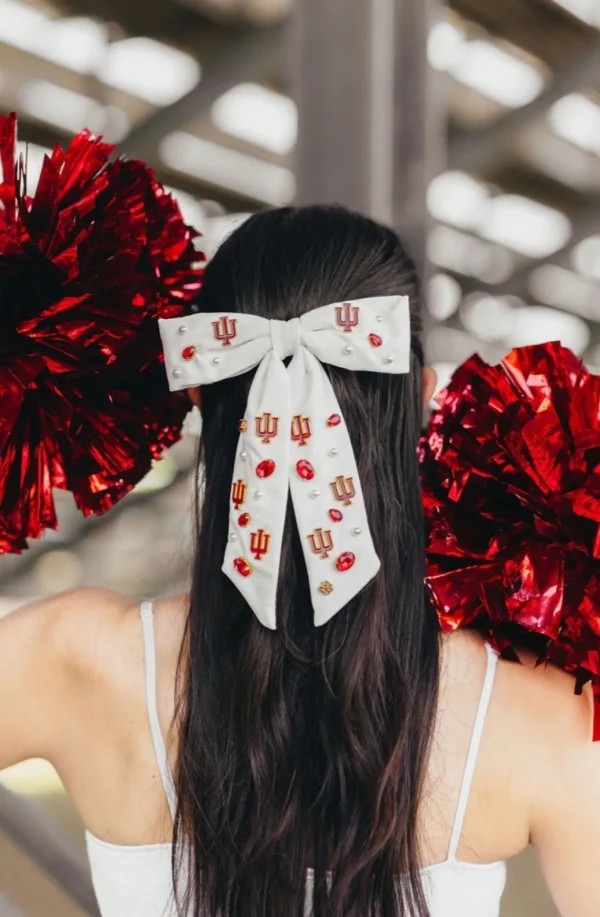 Indiana White Bow Barrette-Brianna Cannon Online