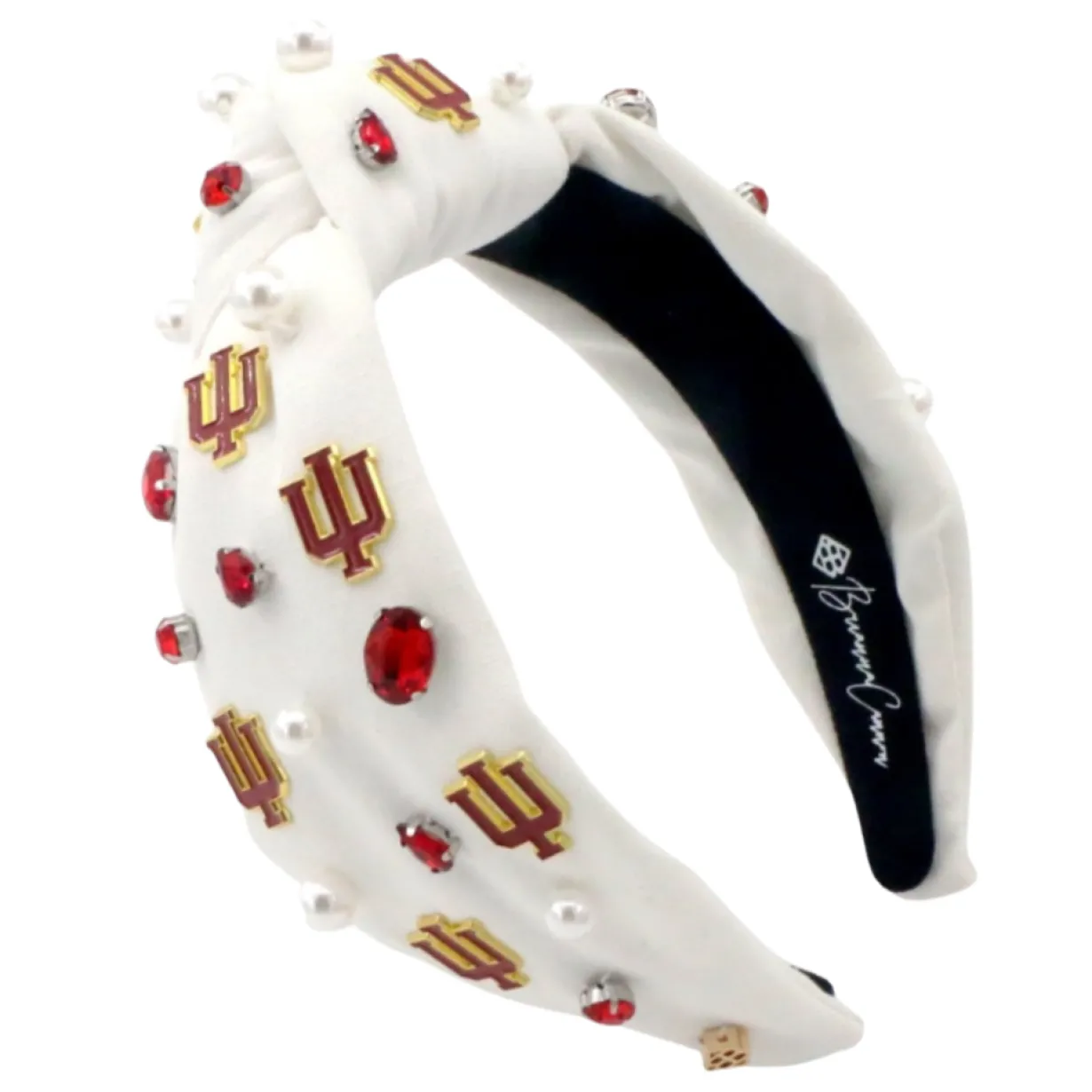 indiana_white_logo_headba_0.webp Indiana White Logo Headband-Brianna Cannon Sale