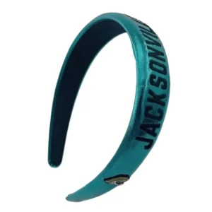 Jacksonville Jaguars Thin Embroidered Headband-Brianna Cannon Discount