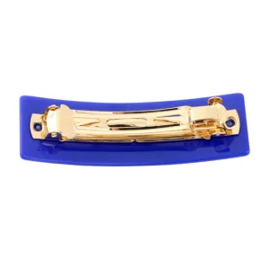 Kansas Blue ROCK CHALK Rectangle Barrette Clip-Brianna Cannon Sale