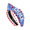 Kansas Child Size ROCK CHALK Cross Stitch Headband-Brianna Cannon New