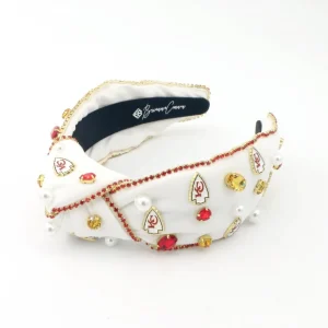 Kansas City Chiefs White Logo Headband-Brianna Cannon Hot
