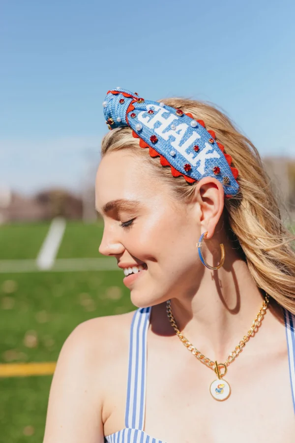 Kansas Logo Hoop Earring-Brianna Cannon New