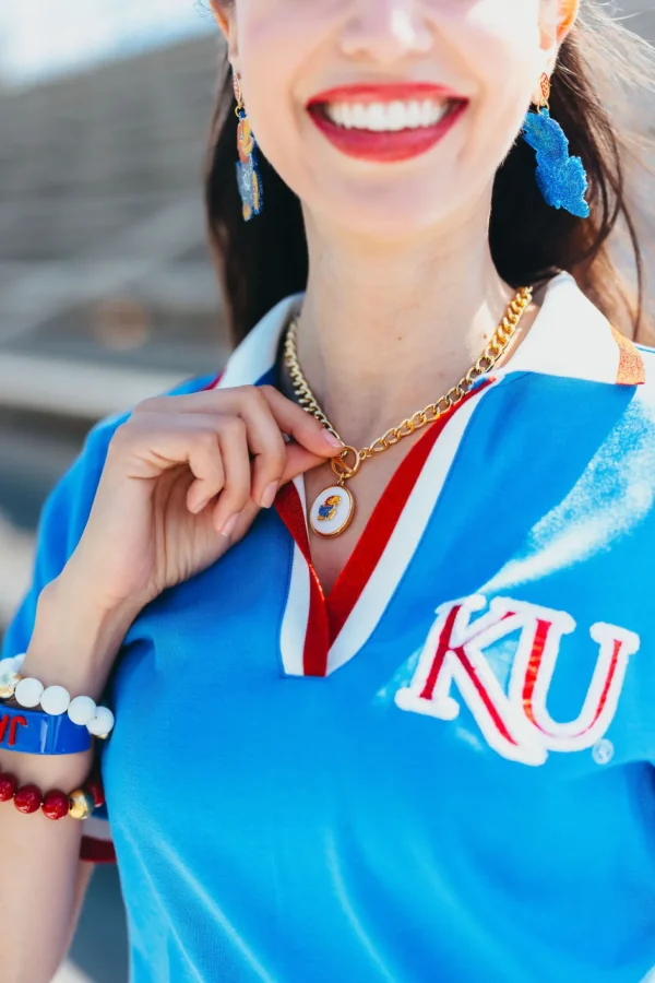 Kansas Logo Necklace-Brianna Cannon Hot