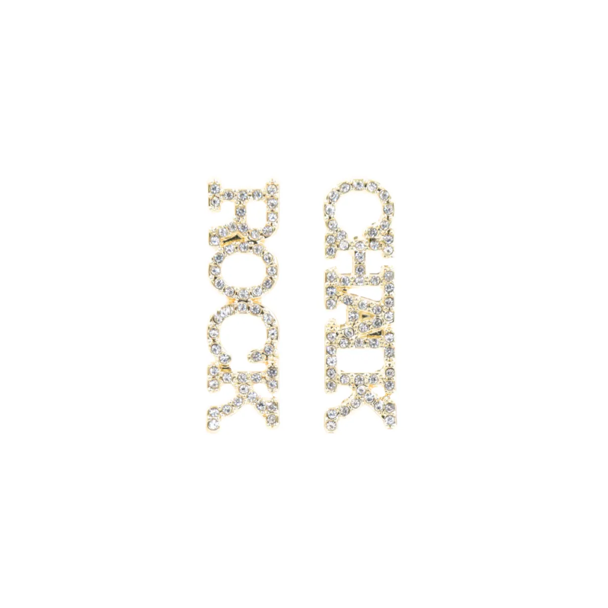 kansas_rock_chalk_pav_rhi_0.webp Kansas ROCK CHALK Pavé Rhinestone Stud Earrings-Brianna Cannon Clearance