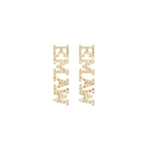 Kansas State EMAW Pavé Rhinestone Stud Earrings-Brianna Cannon Fashion